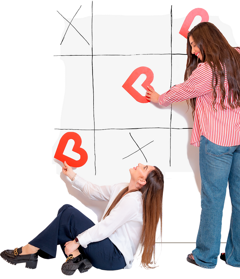 צוות לבנת פורן משחק איקס לב.